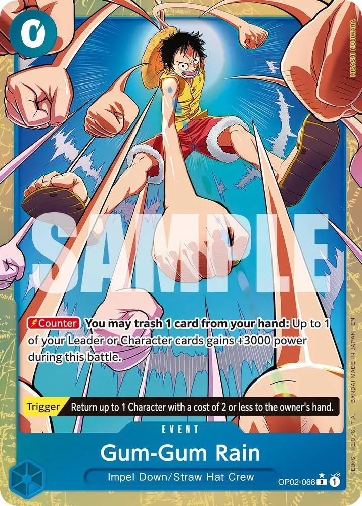 Gum-Gum Rain (Alternate Art) card front