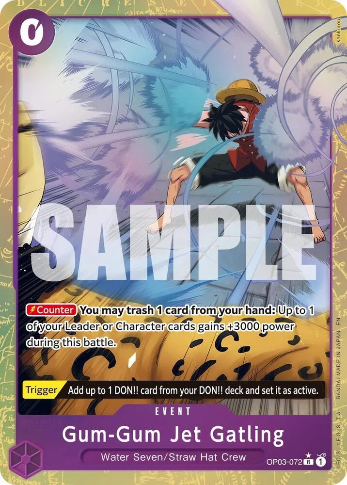 Gum-Gum Jet Gatling (Alternate Art) card front