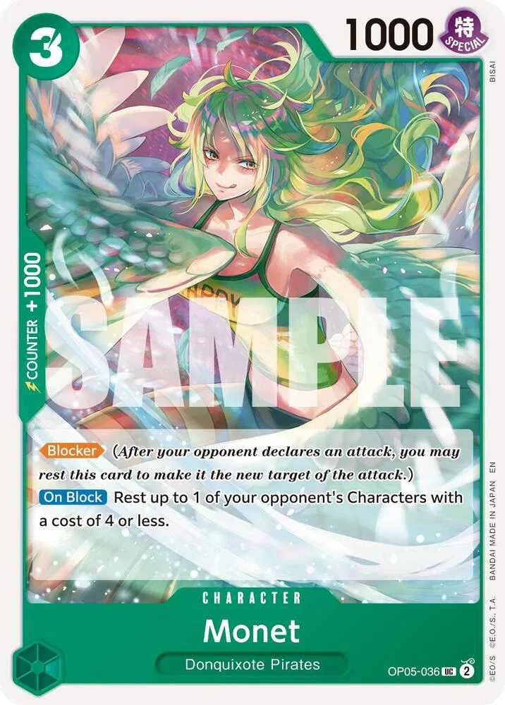 Monet card front