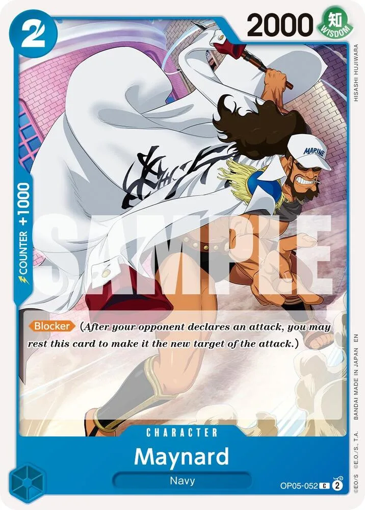 Maynard card front