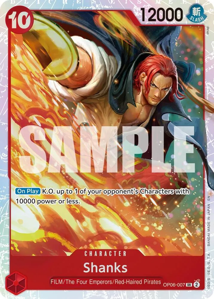 Shanks card front