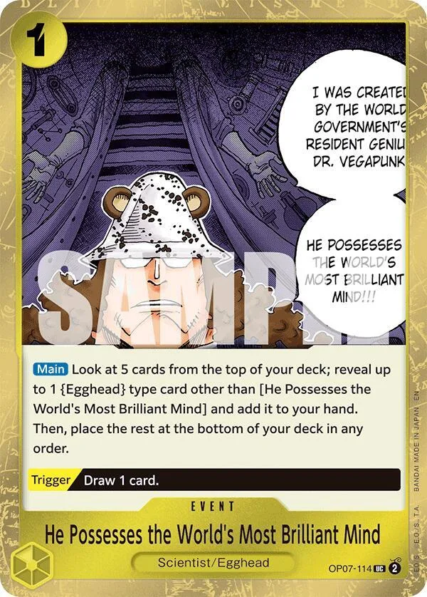 He Possesses the World's Most Brilliant Mind (Pirate Foil) thumbnail