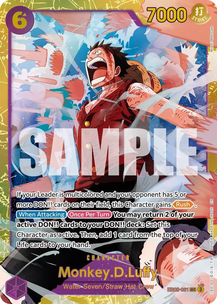 Monkey.D.Luffy card front
