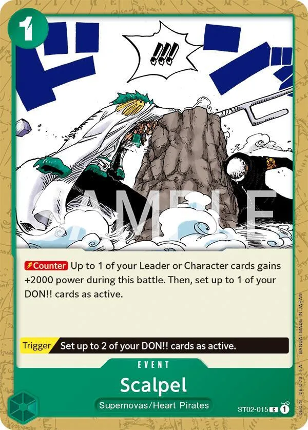 Scalpel card front