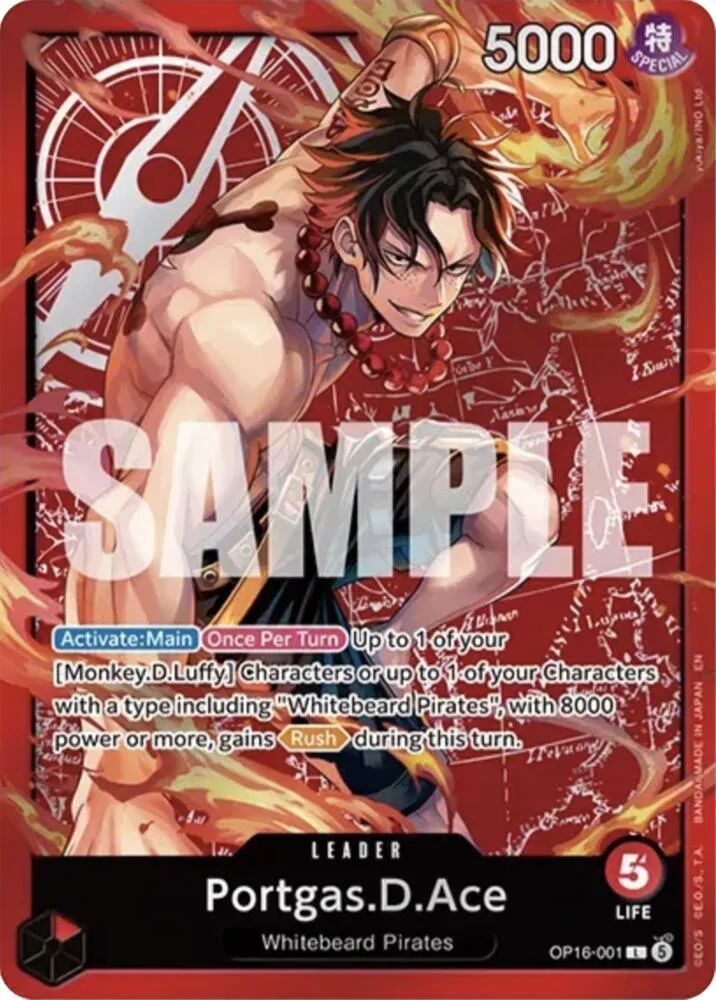 Portgas.D.Ace (Ace Deck) card front