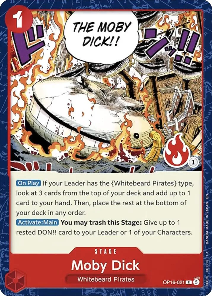 Moby Dick (Ace Deck) card front