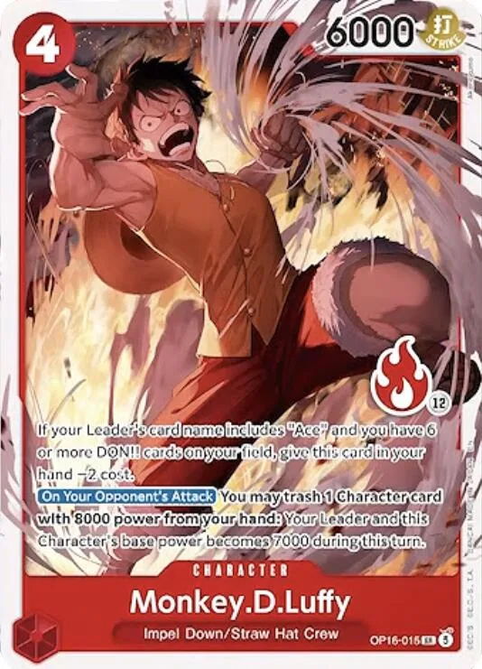 Monkey.D.Luffy (Ace Deck) card front