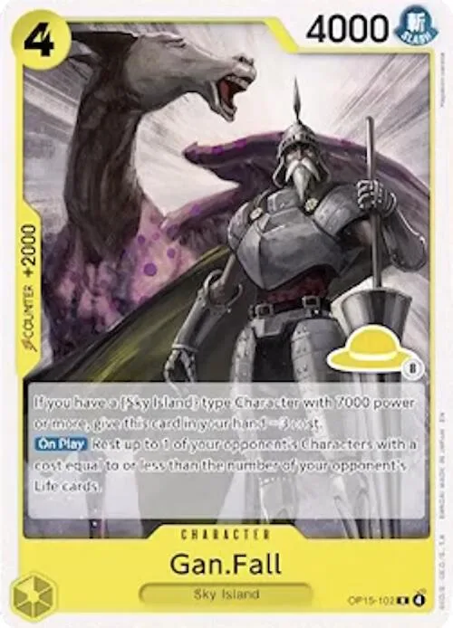 Gan.Fall (Luffy Deck) card front