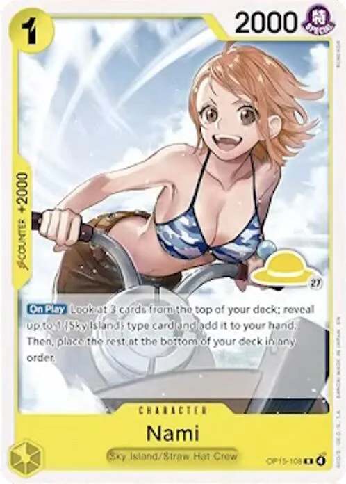 Nami (Luffy Deck) card front