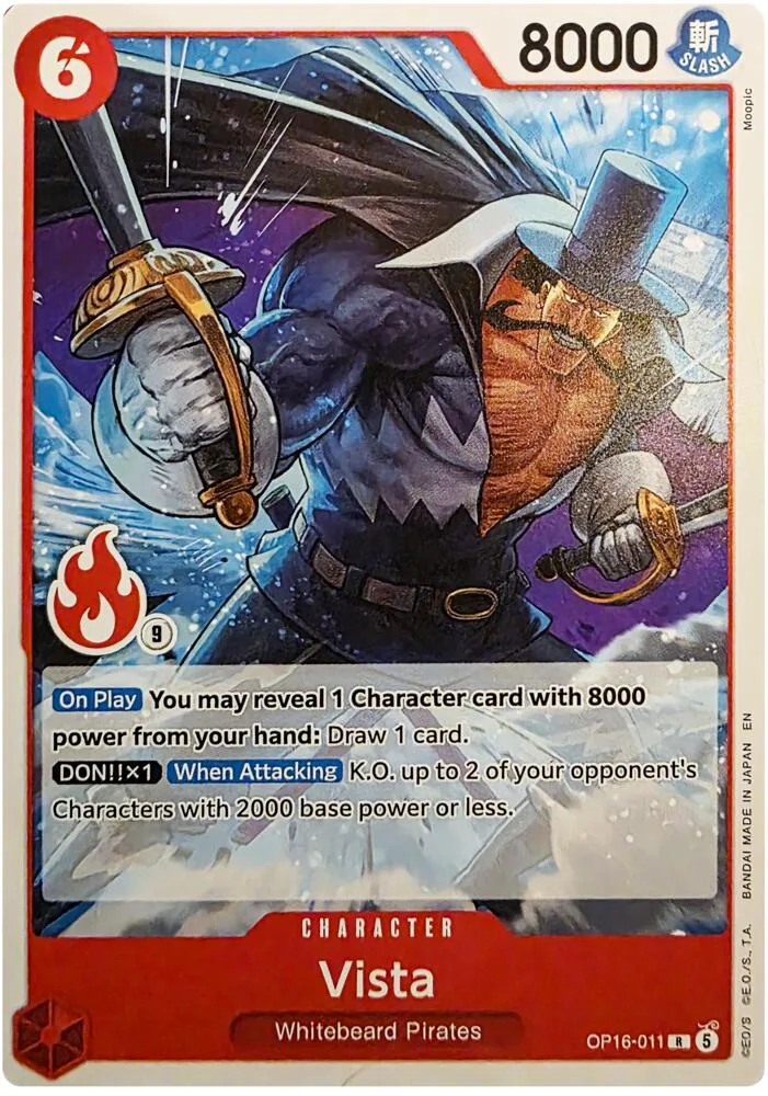 Vista (Ace Deck) card front