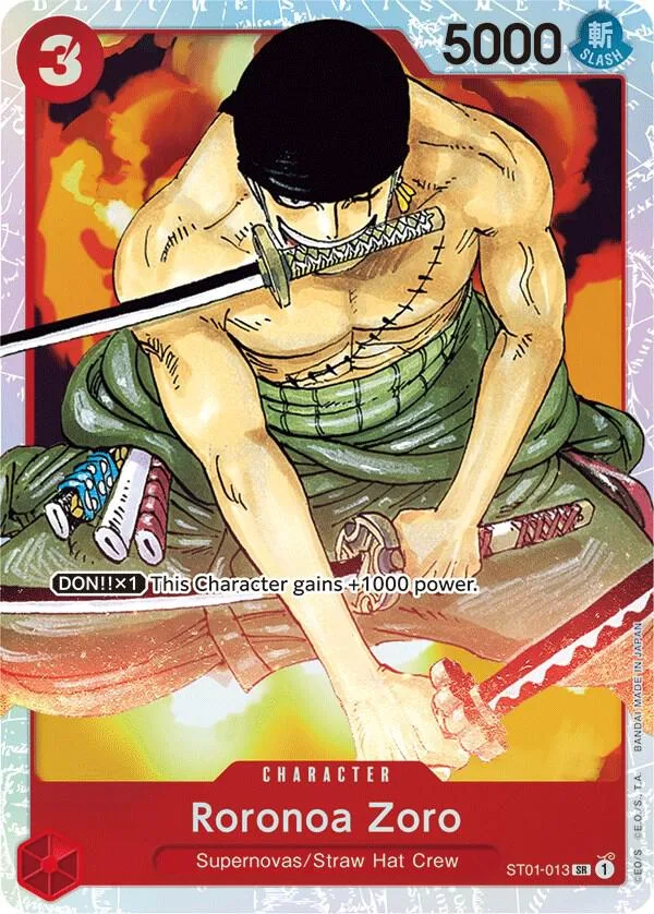 Roronoa Zoro card front