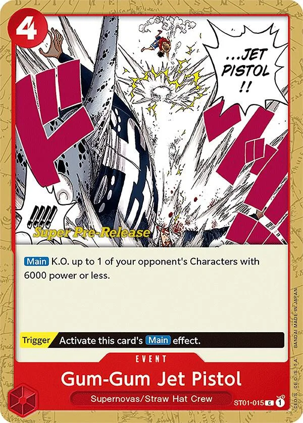 Gum-Gum Jet Pistol card front