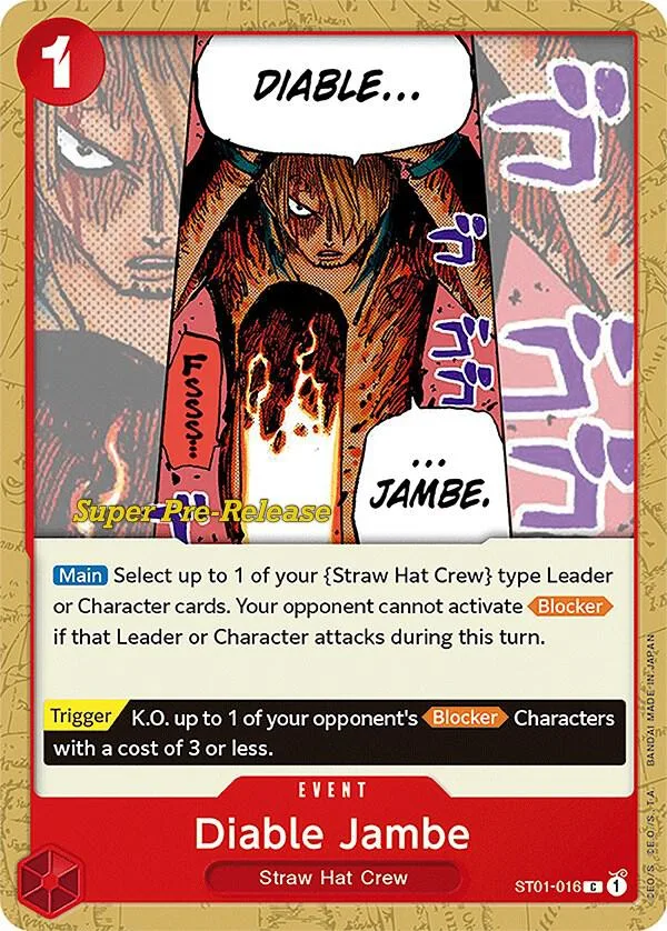 Diable Jambe card front