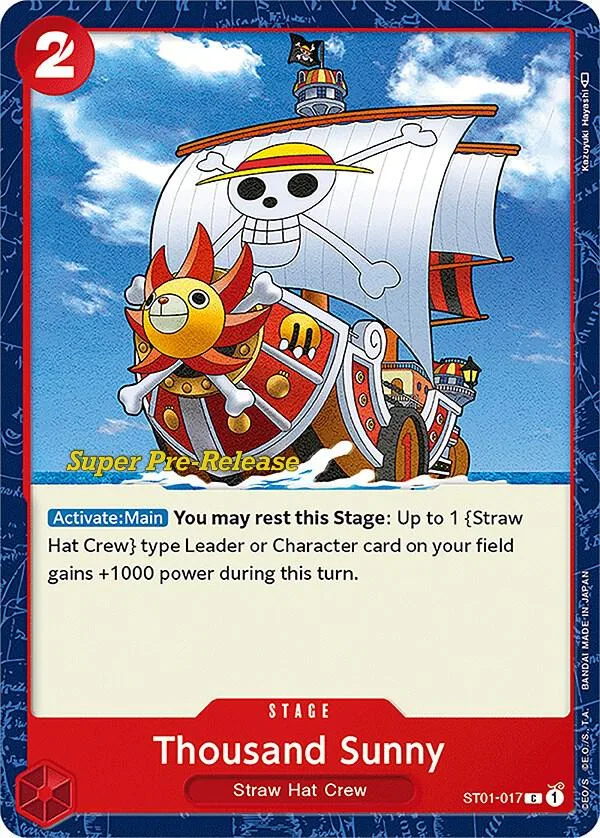 Thousand Sunny card front