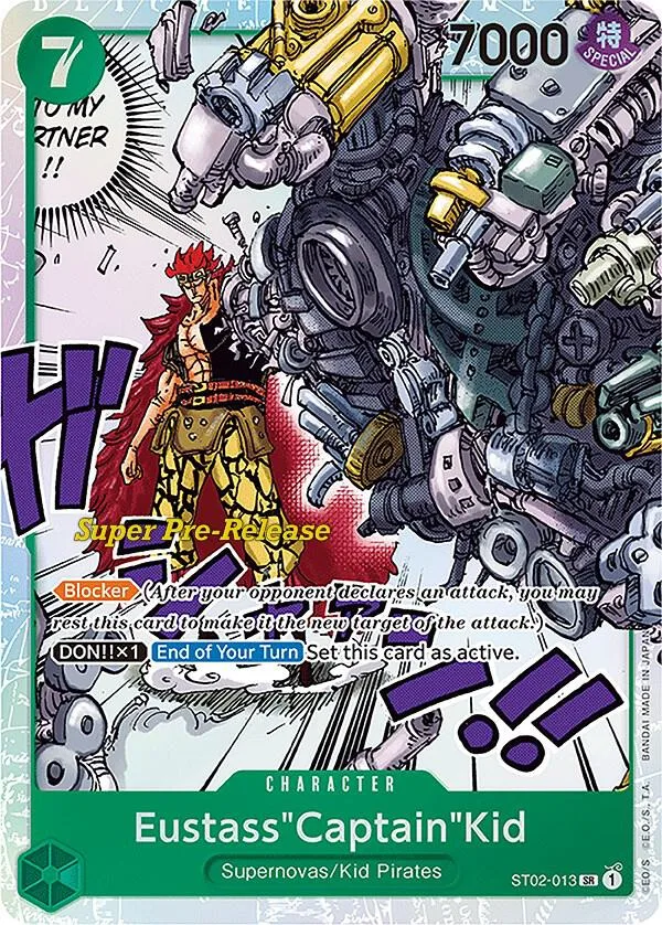 Eustass"Captain"Kid card front