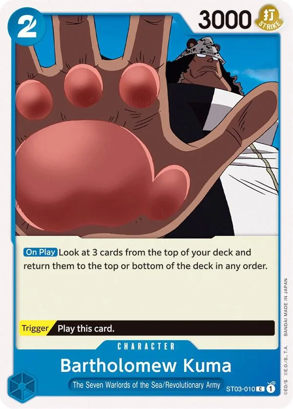Bartholomew Kuma card front