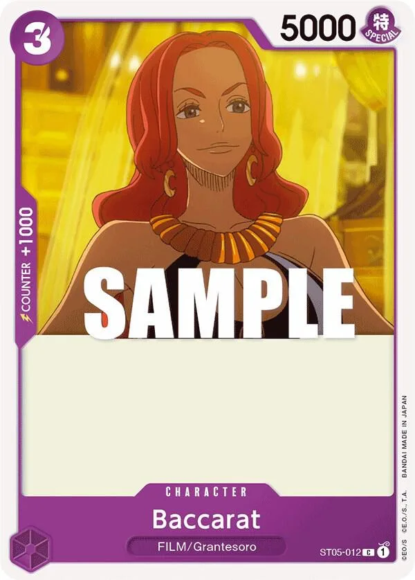 Baccarat card front