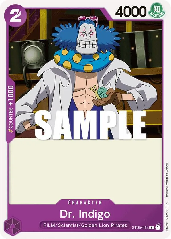 Dr. Indigo card front