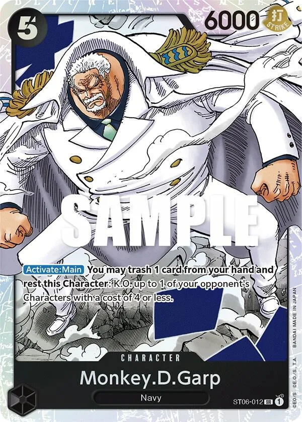 Monkey.D.Garp card front