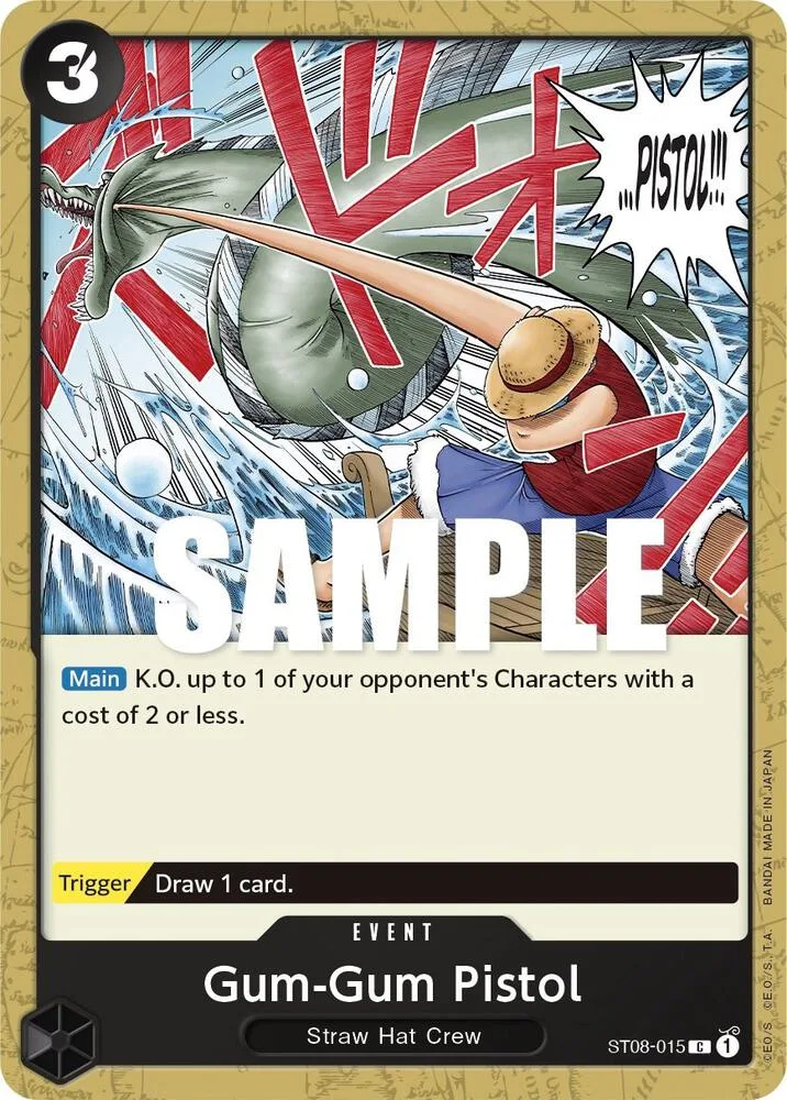 Gum-Gum Pistol card front