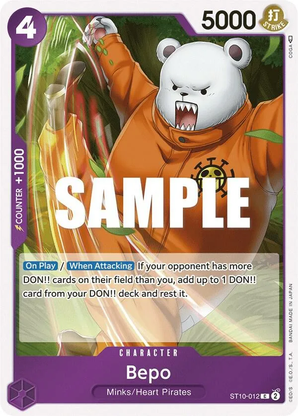 Bepo card front