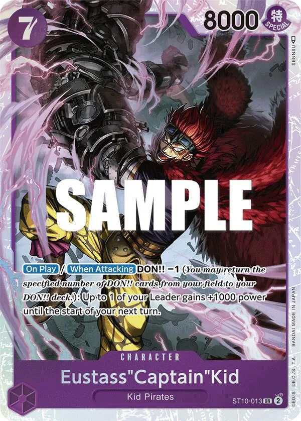 Eustass"Captain"Kid card front