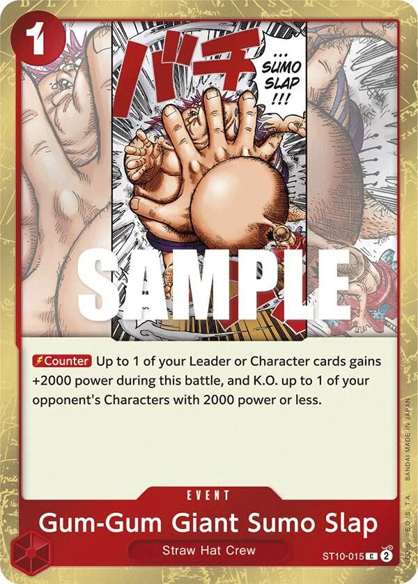 Gum-Gum Giant Sumo Slap card front