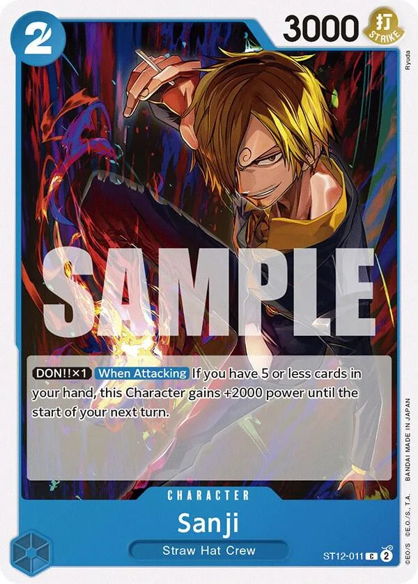 Sanji card front