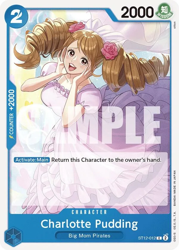 Charlotte Pudding card front