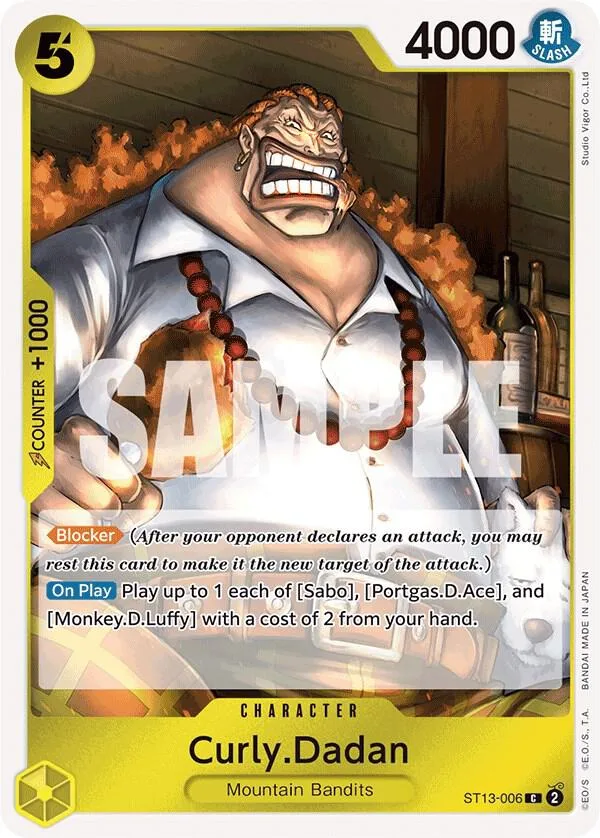 Curly.Dadan card front