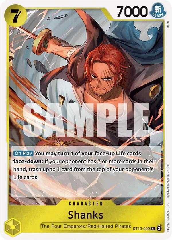 Shanks card front