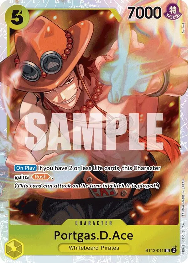 Portgas.D.Ace card front