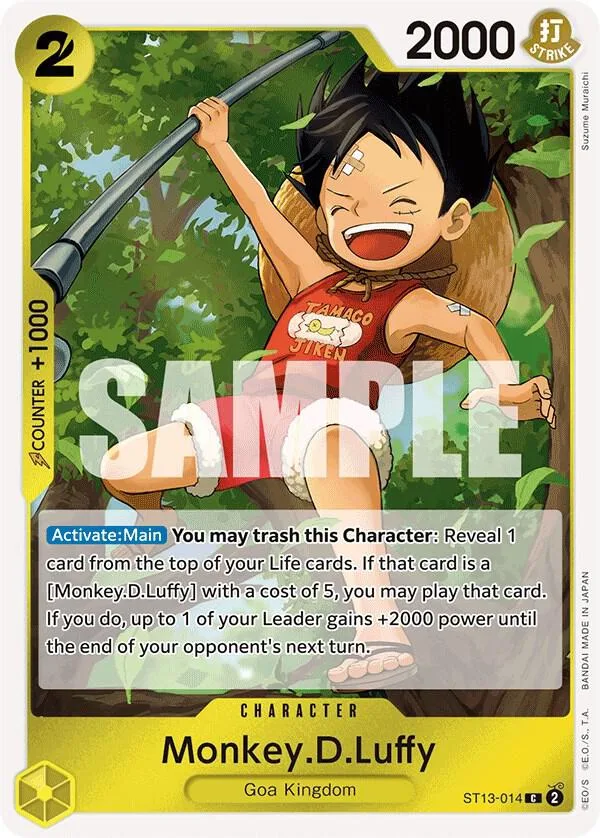 Monkey.D.Luffy card front