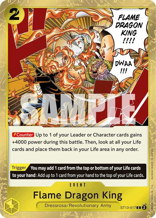 Flame Dragon King card front