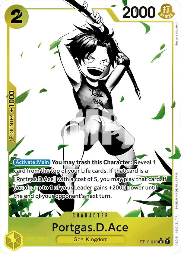 Portgas.D.Ace (Parallel) card front