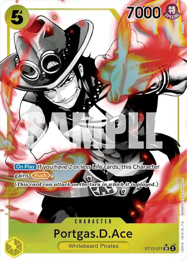 Portgas.D.Ace (Parallel) card front