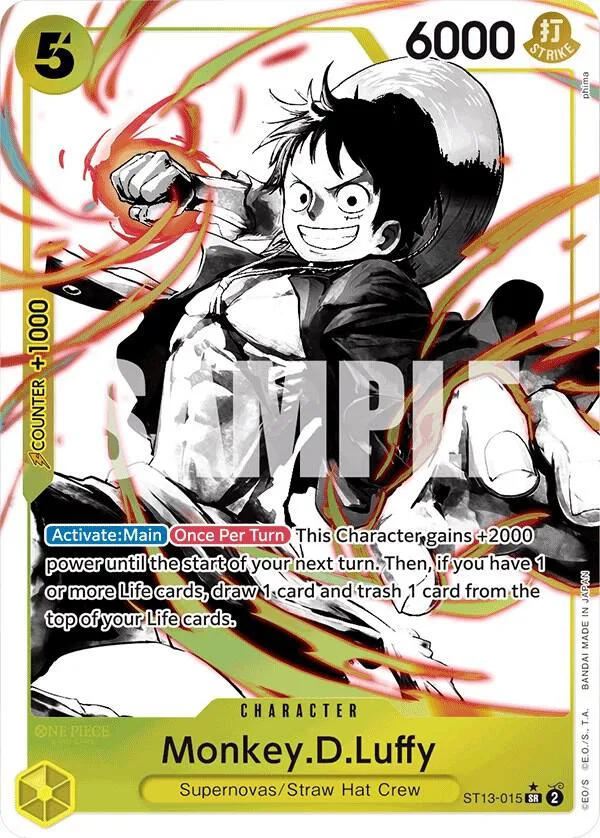 Monkey.D.Luffy (Parallel) card front