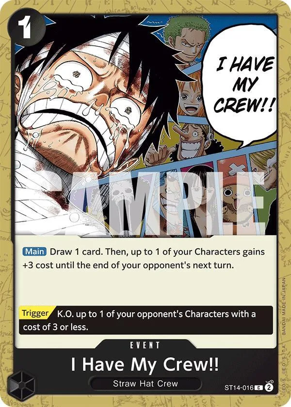 I Have My Crew!! card front