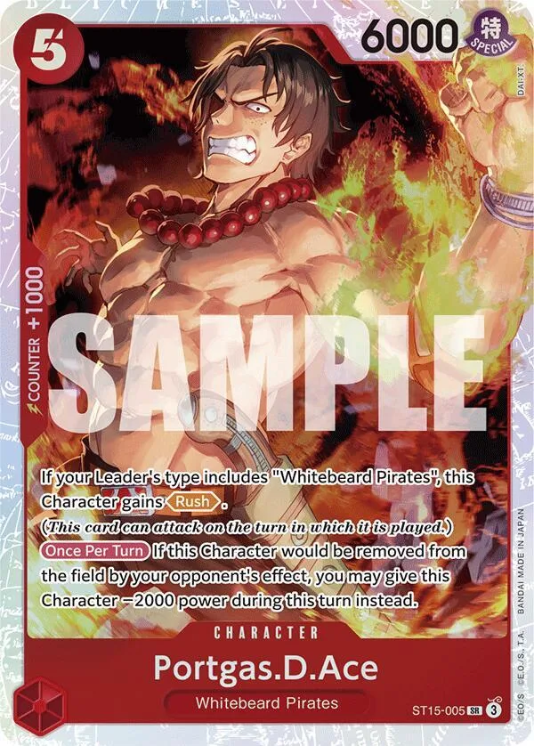 Portgas.D.Ace card front