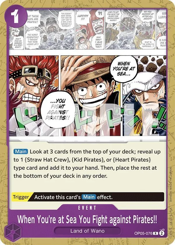 When You're at Sea You Fight against Pirates!! card front