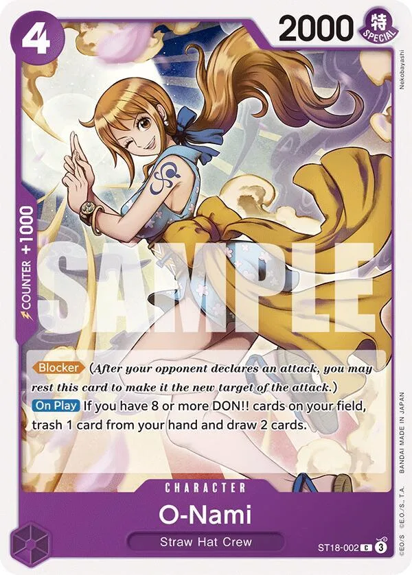 O-Nami card front