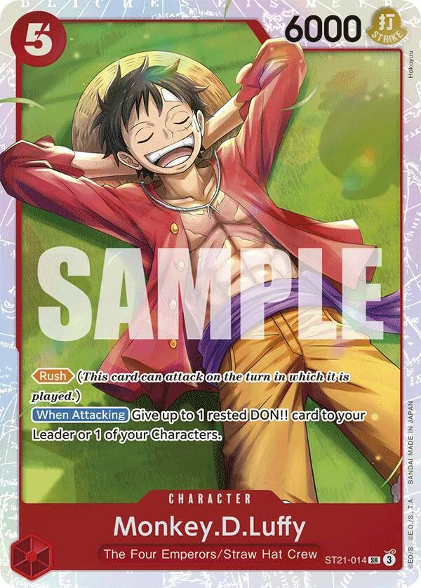 Monkey.D.Luffy card front