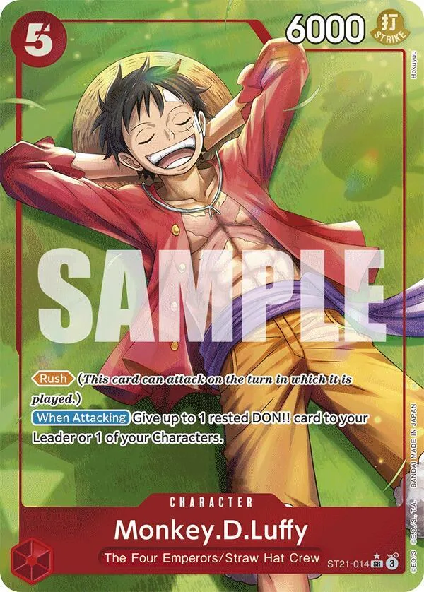 Monkey.D.Luffy (Parallel) card front