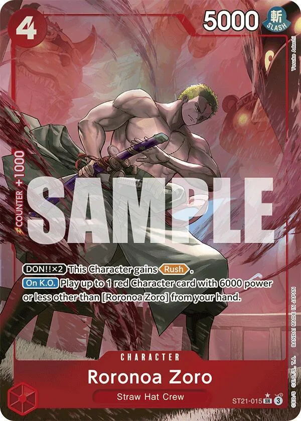 Roronoa Zoro (Parallel) card front