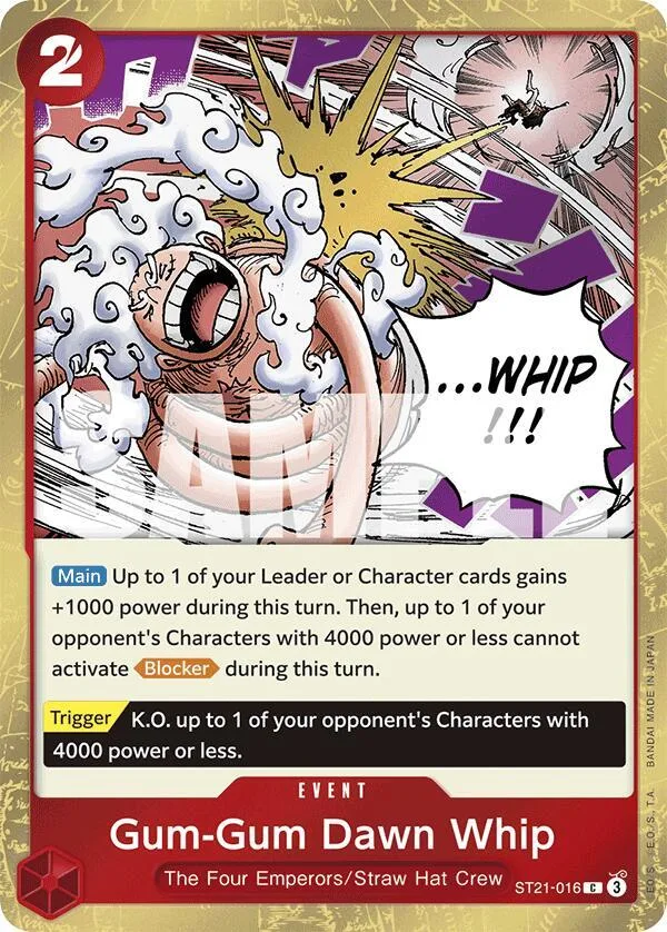 Gum-Gum Dawn Whip card front