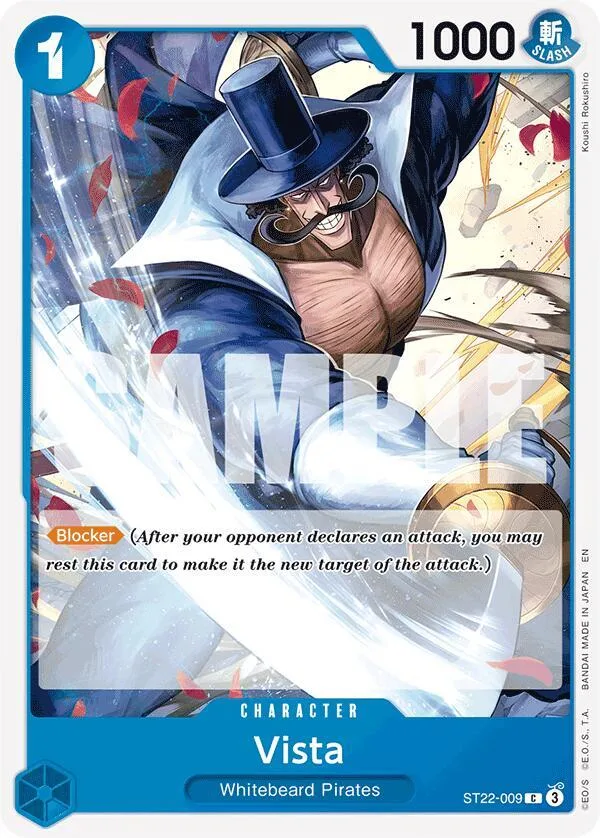Vista card front