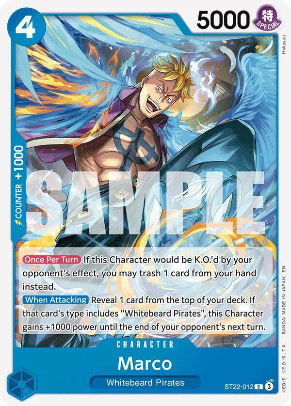 Marco card front