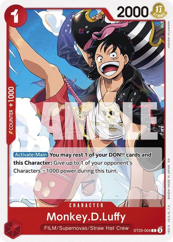 Monkey.D.Luffy card front