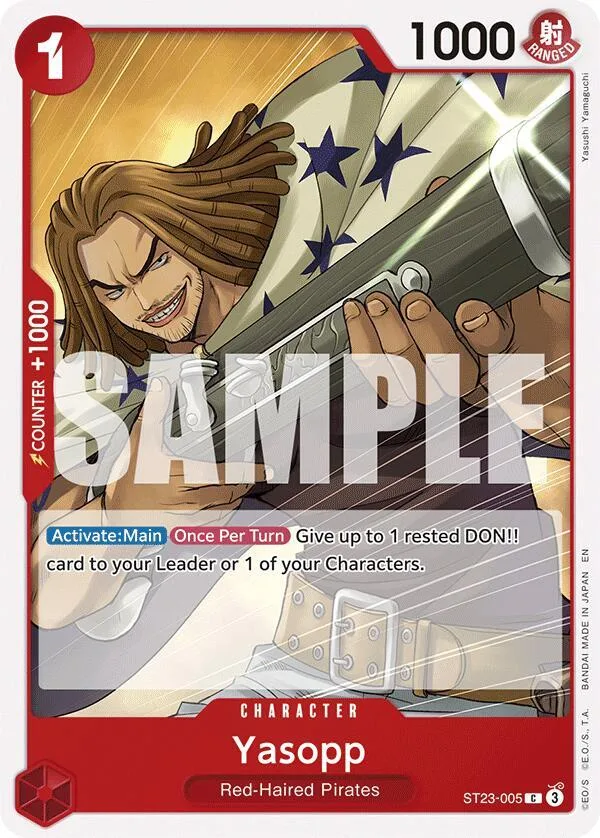 Yasopp card front