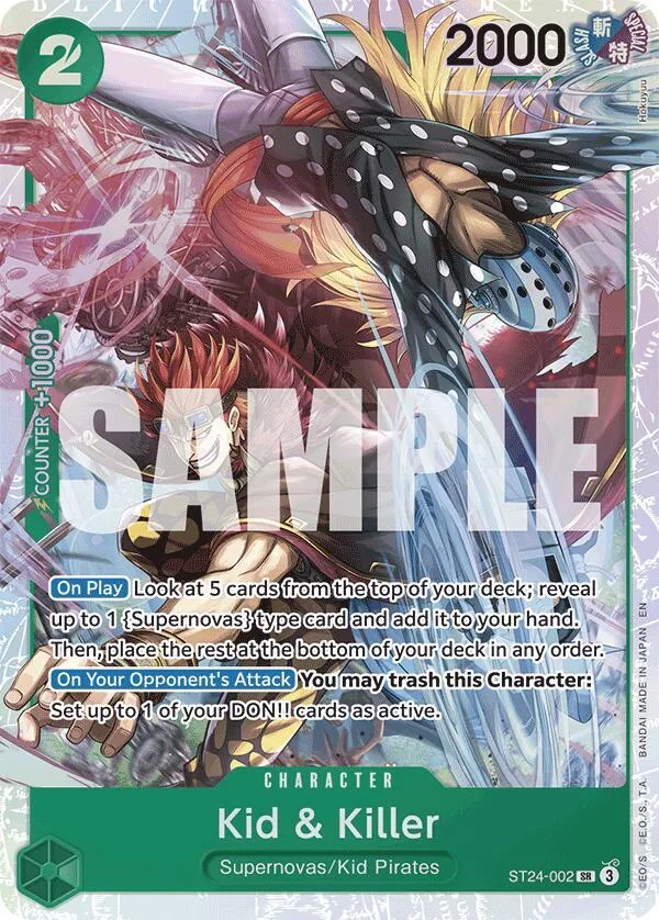 Kid & Killer card front